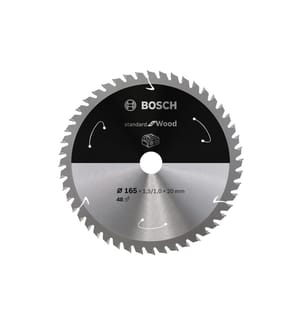 BOSCH - Professional Lame de scie circulaire Standard for Wood Ø 165, Z 48