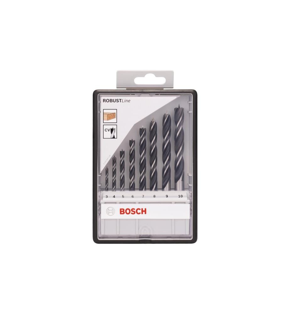 BOSCH - Professional Kits de forets à bois 3 - 10 mm, 8 pièces