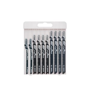 BOSCH - Professional Jeux de lames de scie sauteuse Basic for Wood, 10 pièces