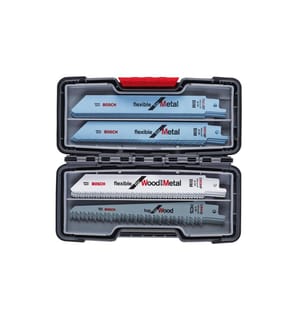 BOSCH - Professional Jeux de lames de scie sabre Wood & Metal, 20 pièces