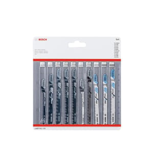 BOSCH - Professional Stichsägeblätter-Set Wood & Metal, 10-teilig