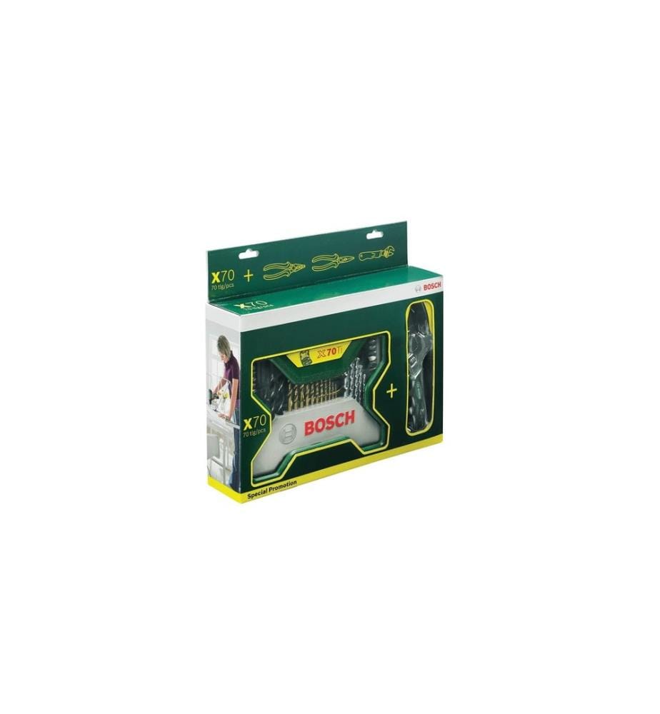 BOSCH - Coffret d'accessoires Set de pinces X-Line, 70 pcs.