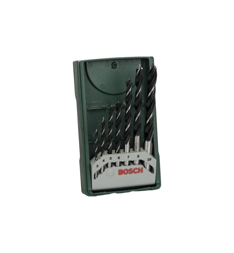 BOSCH - Holzbohrer-Set Mini-X-Line, 7-teilig