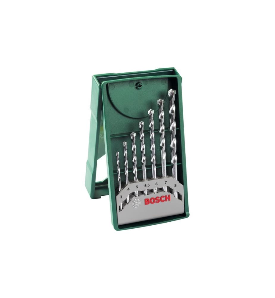 BOSCH - Steinbohrer-Set Mini-X-Line, 7-teilig