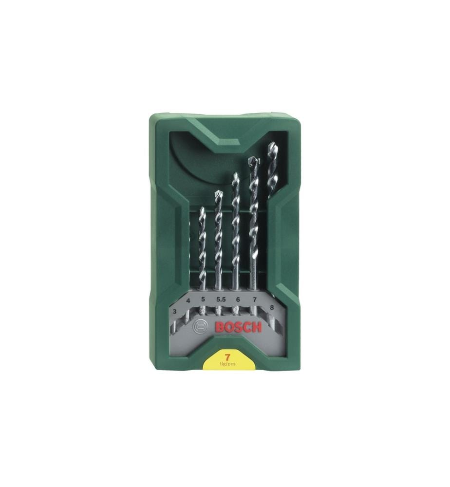 BOSCH - Steinbohrer-Set Mini-X-Line, 7-teilig