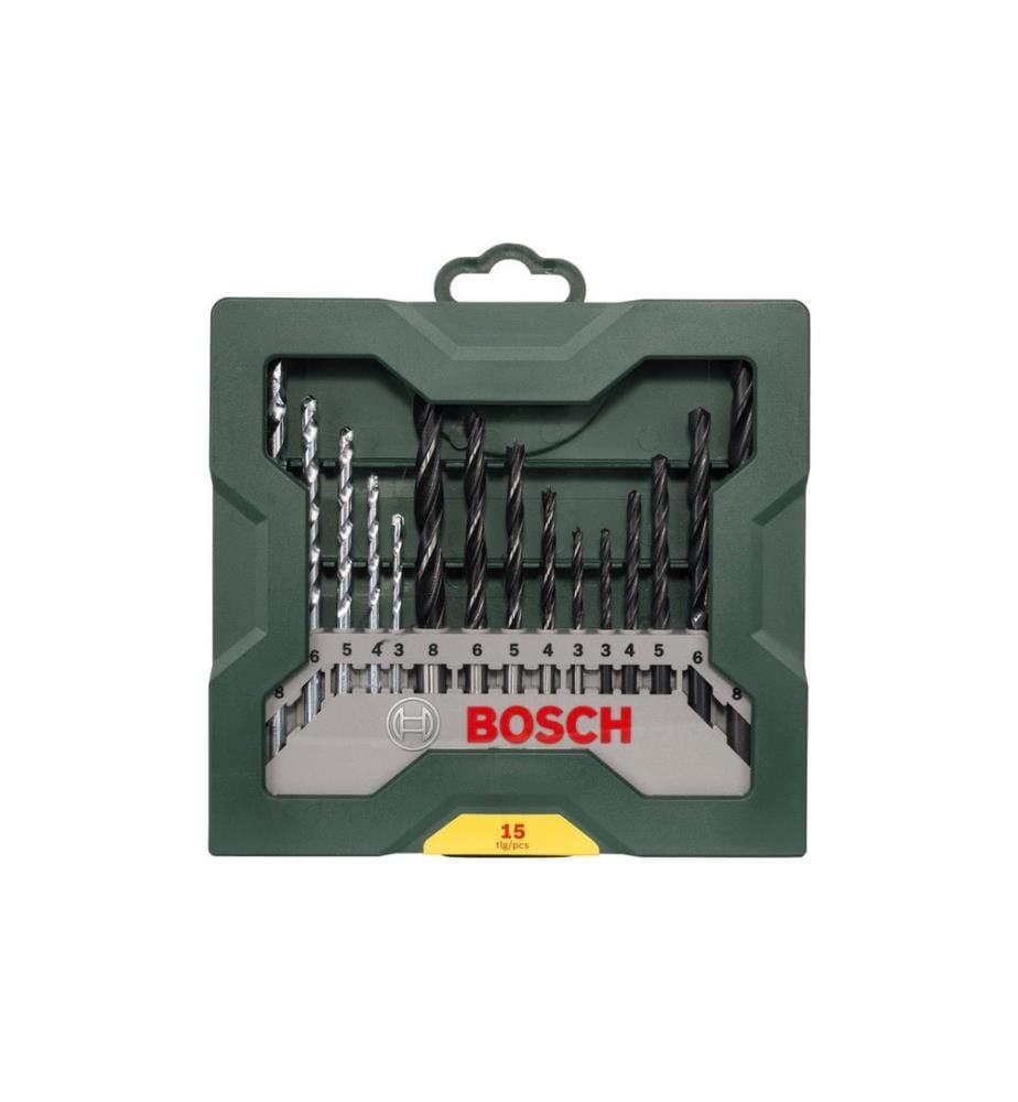 BOSCH - Bohrer-Set Mini-X-Line Mixed, 15-teilig