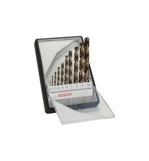 BOSCH - Professional Metallbohrer-Set HSS-Co, 10-teilig