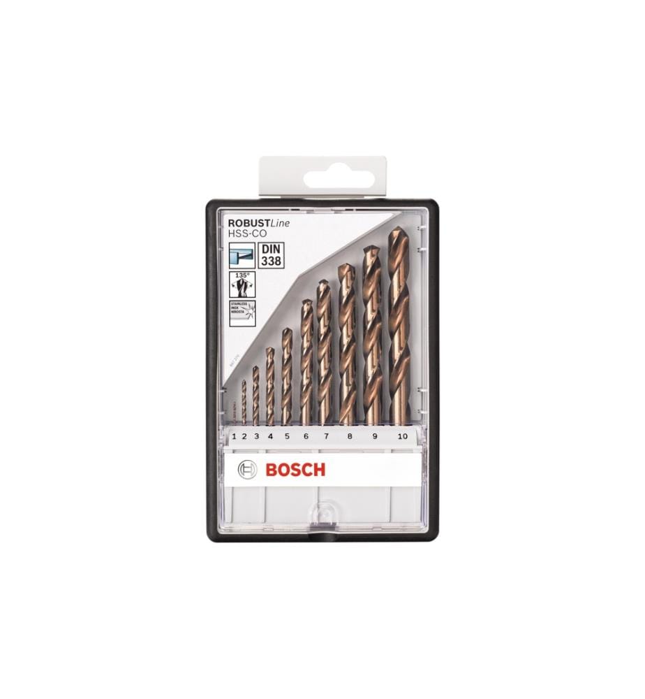 BOSCH - Professional Kits de forets à métaux HSS-Co, 10 pièces
