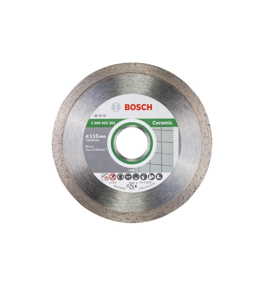 BOSCH - Professional Disque à tronçonner diamanté Standard for Ceramic, 115 x 1.6 x 7 mm