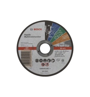BOSCH - Professional Disque à trancher droit Multi Construction 125 x 1 mm