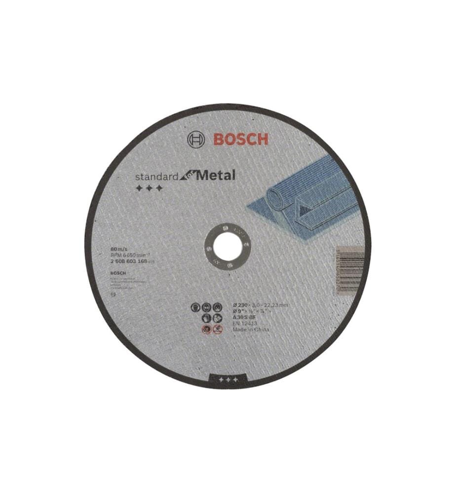 BOSCH - Professional Disque à trancher droit Standard for Metal, 230 x 3 mm