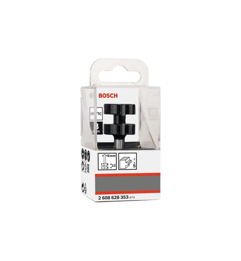 BOSCH - Professional Fraises à ressort Standard for Wood D1 : 25 mm, L: 5 mm, G: 58 mm