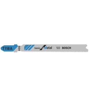 BOSCH - Professional Stichsägeblätter-Set T 118 A Basic for Metal, 5-teilig