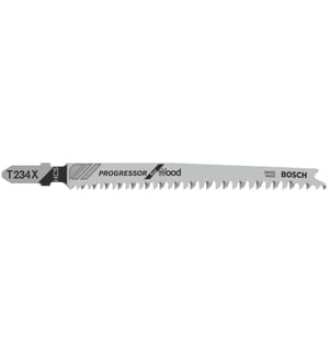 BOSCH - Professional Stichsägeblatt T 234 X Progressor for Wood, 5 Stück