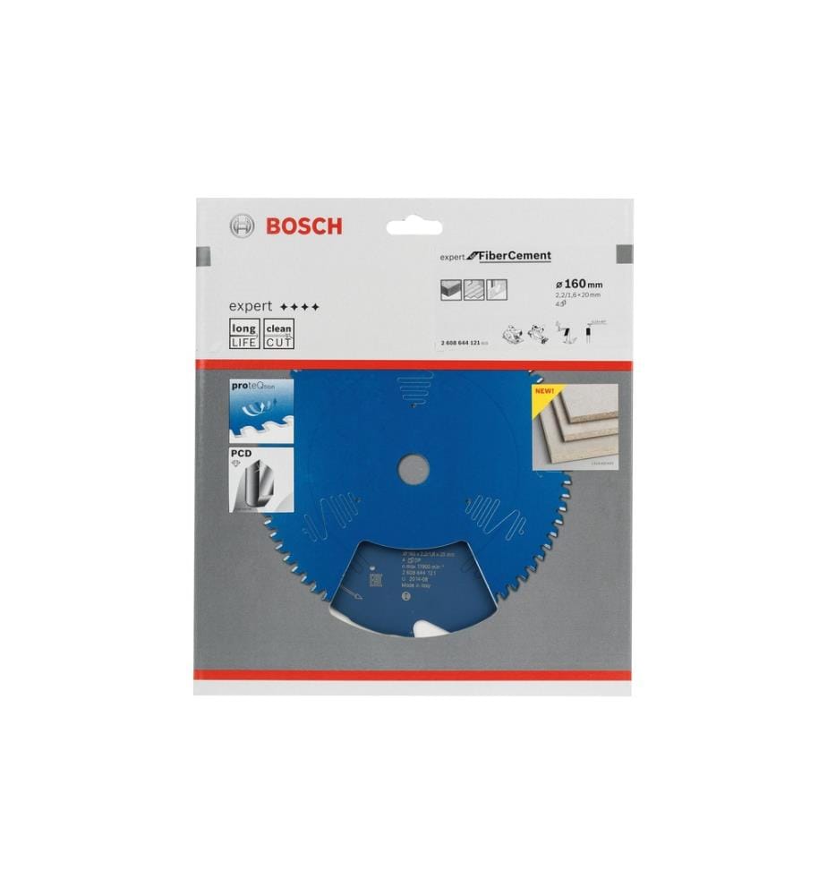 BOSCH - Professional Lame de scie circulaire Expert Fibre Cement, 160 x 20 x 2.2 mm, Z 4
