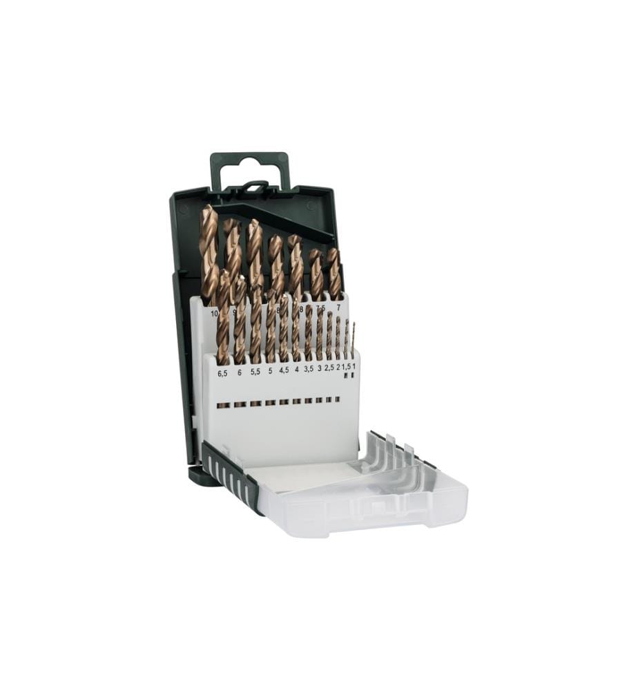 BOSCH - Kits de forets à métaux HSS-Co, DIN 338, 19 pièces