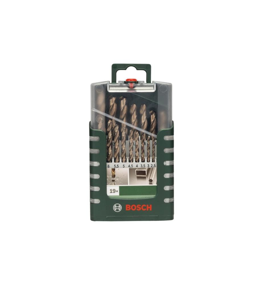 BOSCH - Kits de forets à métaux HSS-Co, DIN 338, 19 pièces