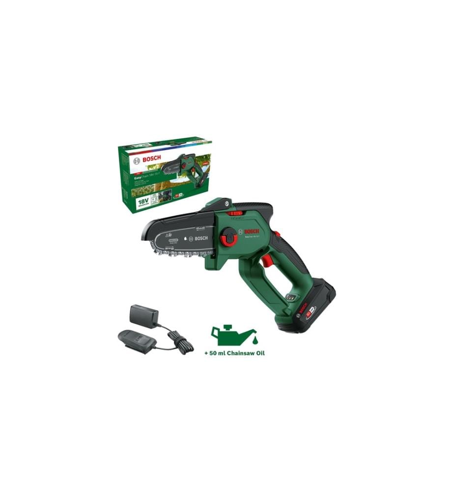 BOSCH - Tronçonneuse sans fil EasyChain 18 V-15-7, KIT