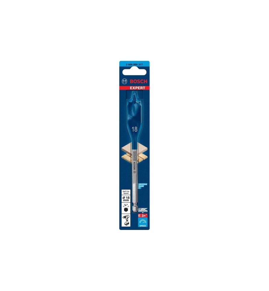 BOSCH - Professional Mèche à fraiser plate EXPERT Self Cut Speed, 18 x 152 mm