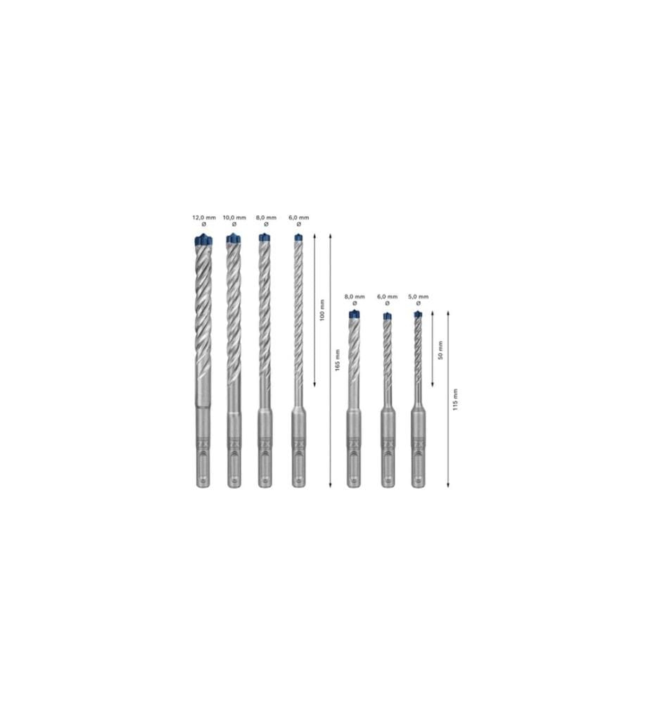 BOSCH - Professional Hammerbohrer-Set Expert SDS plus, 7-teilig