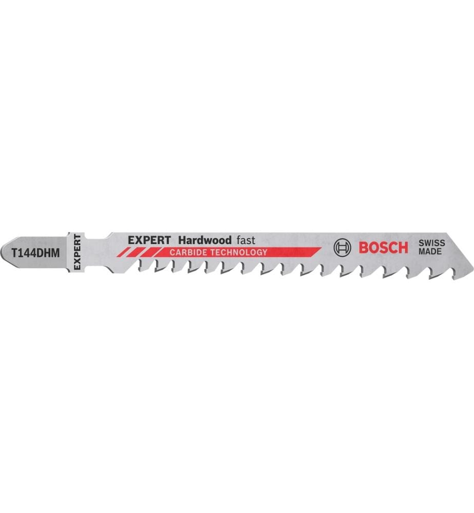 BOSCH - Professional Lame de scie sauteuse EXPERT Hardwood Fast T 144 DHM, 3 pièces