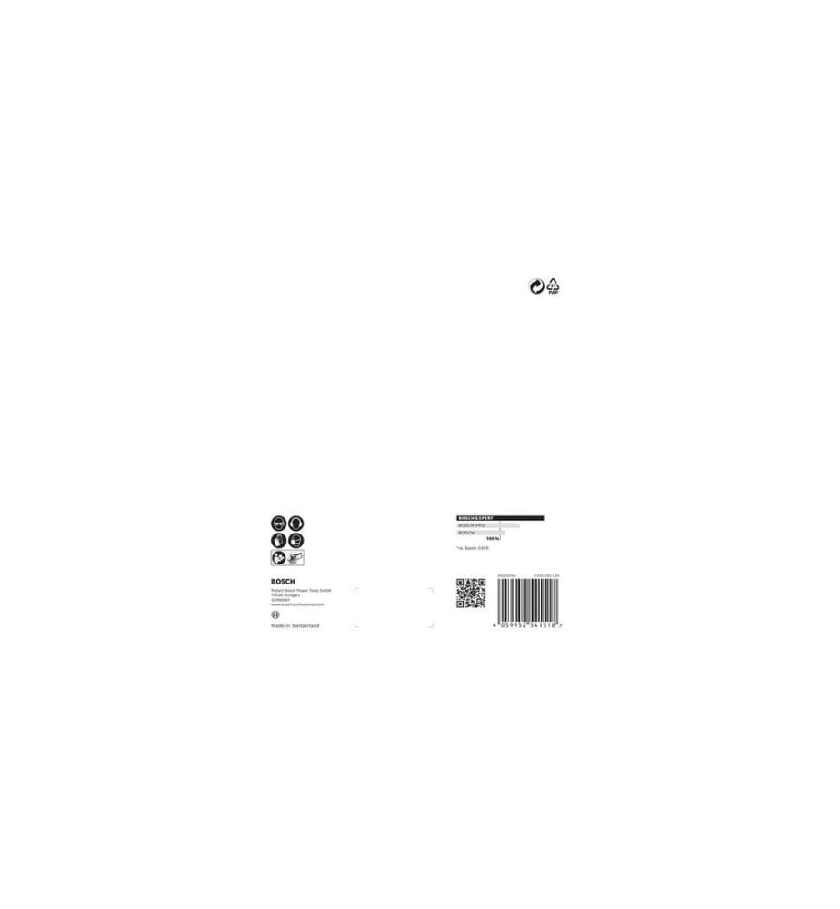 BOSCH - Professional Schleifpapier EXPERT C470, 150 mm, G 40, 5-tlg.