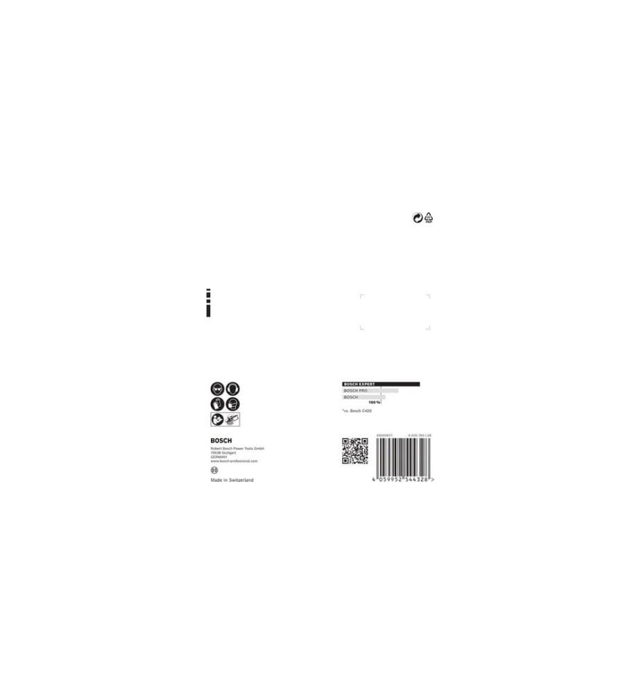 BOSCH - Professional Schleifpapier EXPERT C470 Mehrloch, 125 mm, G 80, 5-tlg.