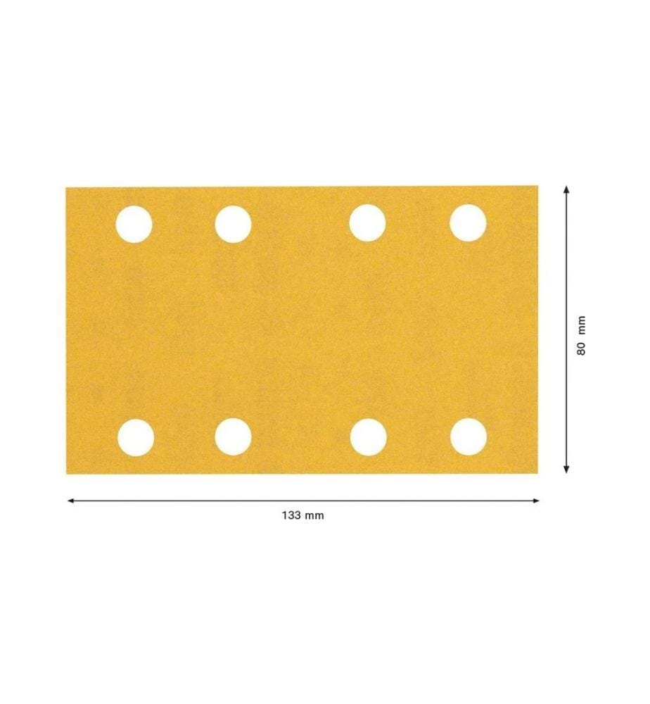 BOSCH - Professional Papier de verre EXPERT C470, 80 x 133 mm, G 240, 10 pcs.