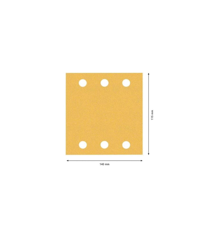 BOSCH - Professional Schleifpapier-Set Expert C470, 10-teilig, 115 x 140 mm