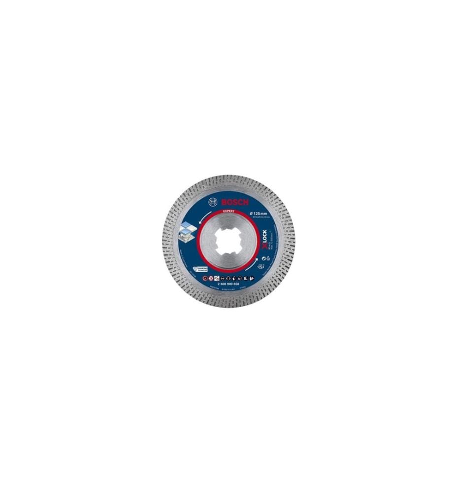 BOSCH - Professional Disque de coupe diamanté EXPERT HardCeramic X-LOCK, 125 mm