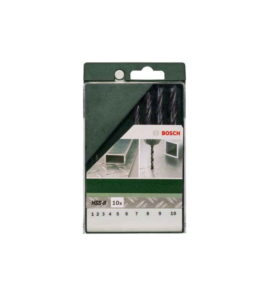BOSCH - Metallbohrer-Set HSS-R 10-teilig