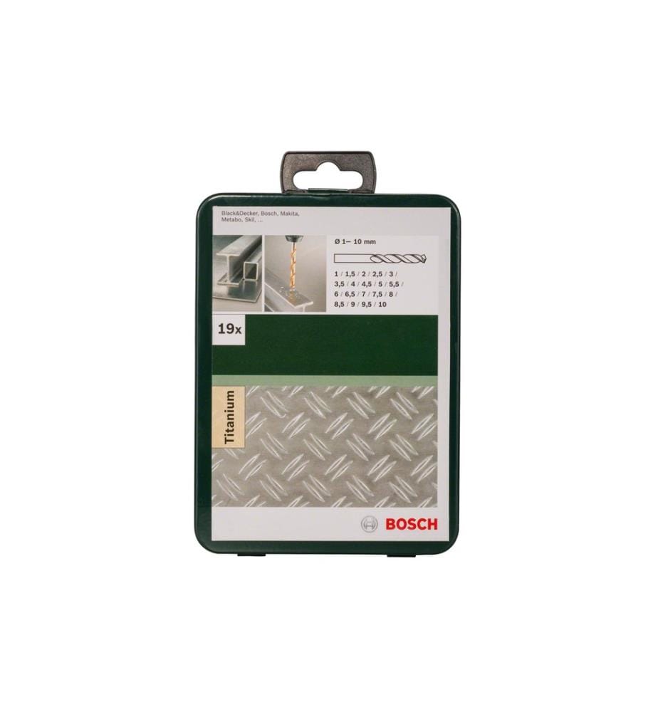 BOSCH - Kits de forets à métaux HSS-TiN 19 pièces
