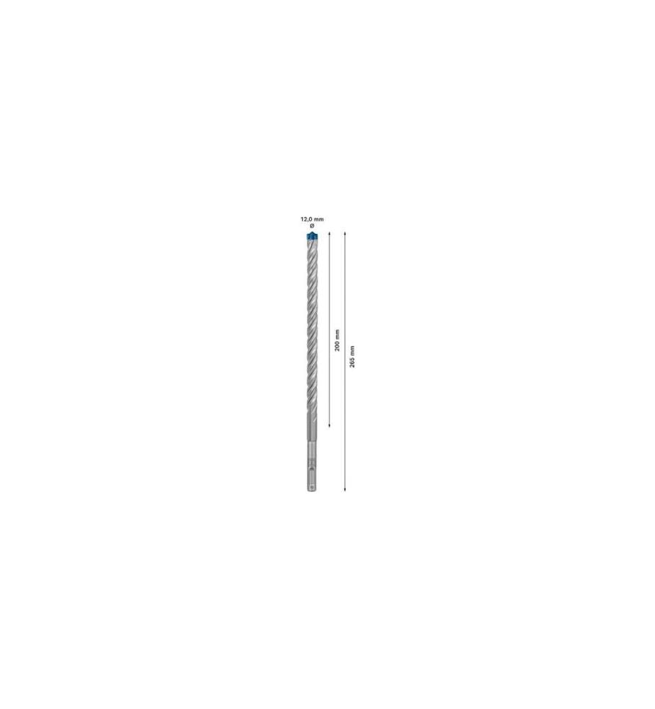 Bosch Professional Foret à percussion EXPERT SDS plus-7X, 12 x 200 x 265 mm