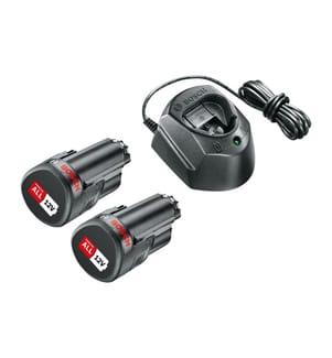 Set de démarrage Bosch Professional 12 V (2 x 1,5 Ah & GAL 1210 CV)