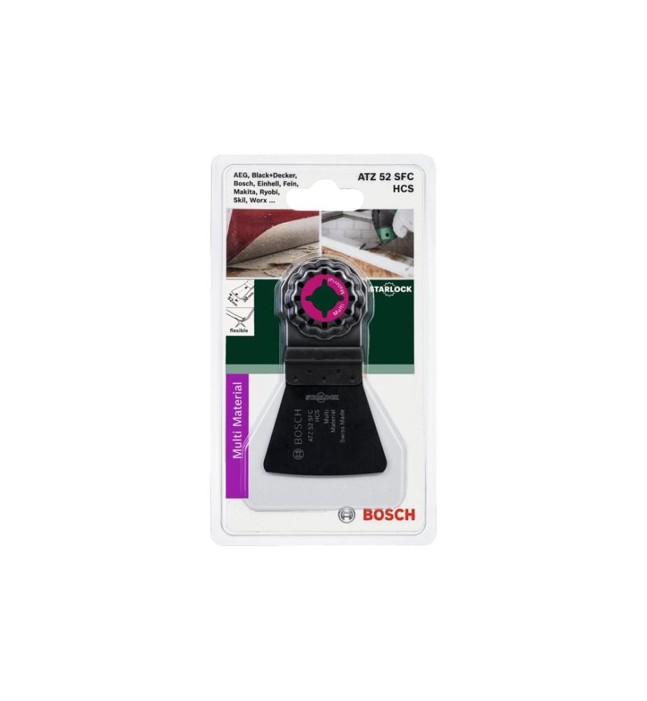 Bosch lame de racloir HCS ATZ 52 SFC, flexible, 38 x 52 mm