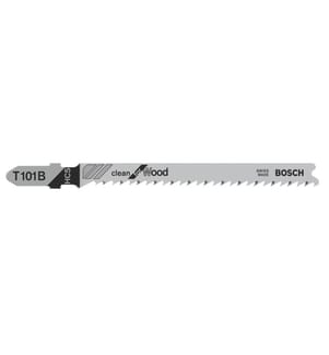 Bosch Professional set de lames de scie sauteuse T 101 B Clean pour bois, 25 pièces