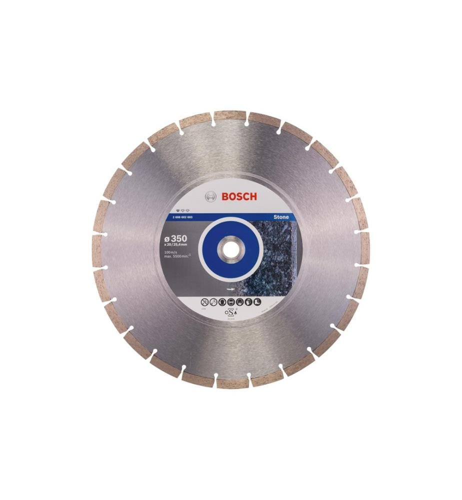 Bosch Professional Disque de coupe diamant Standard for Stone, 350 x 3.1 x 10 mm