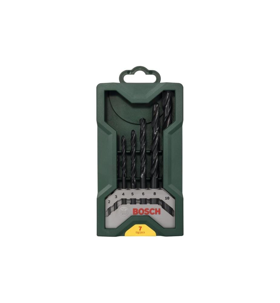 Bosch Jeu de forets pour métal Mini-X-Line, 7 pièces