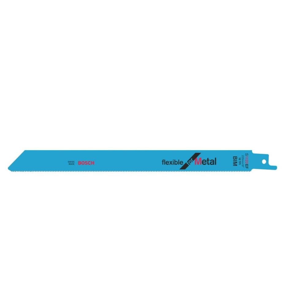 Bosch Professional Säbelsägeblatt S 1122 EF Flexible for Metal, 25 Stück