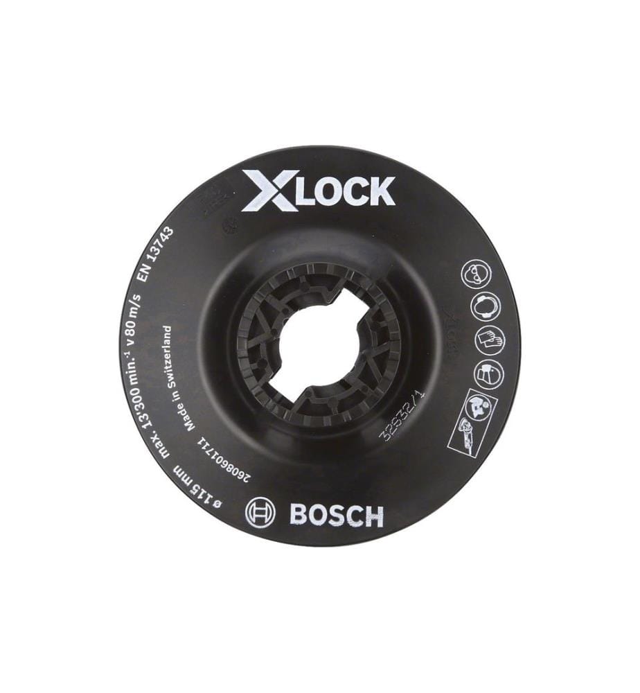 Plateau de ponçage Bosch Professional X-LOCK 115 mm souple