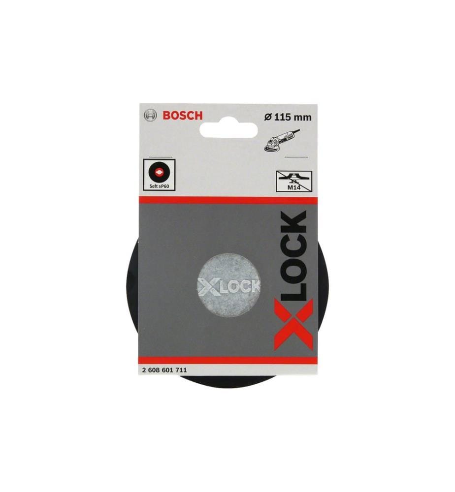 Plateau de ponçage Bosch Professional X-LOCK 115 mm souple