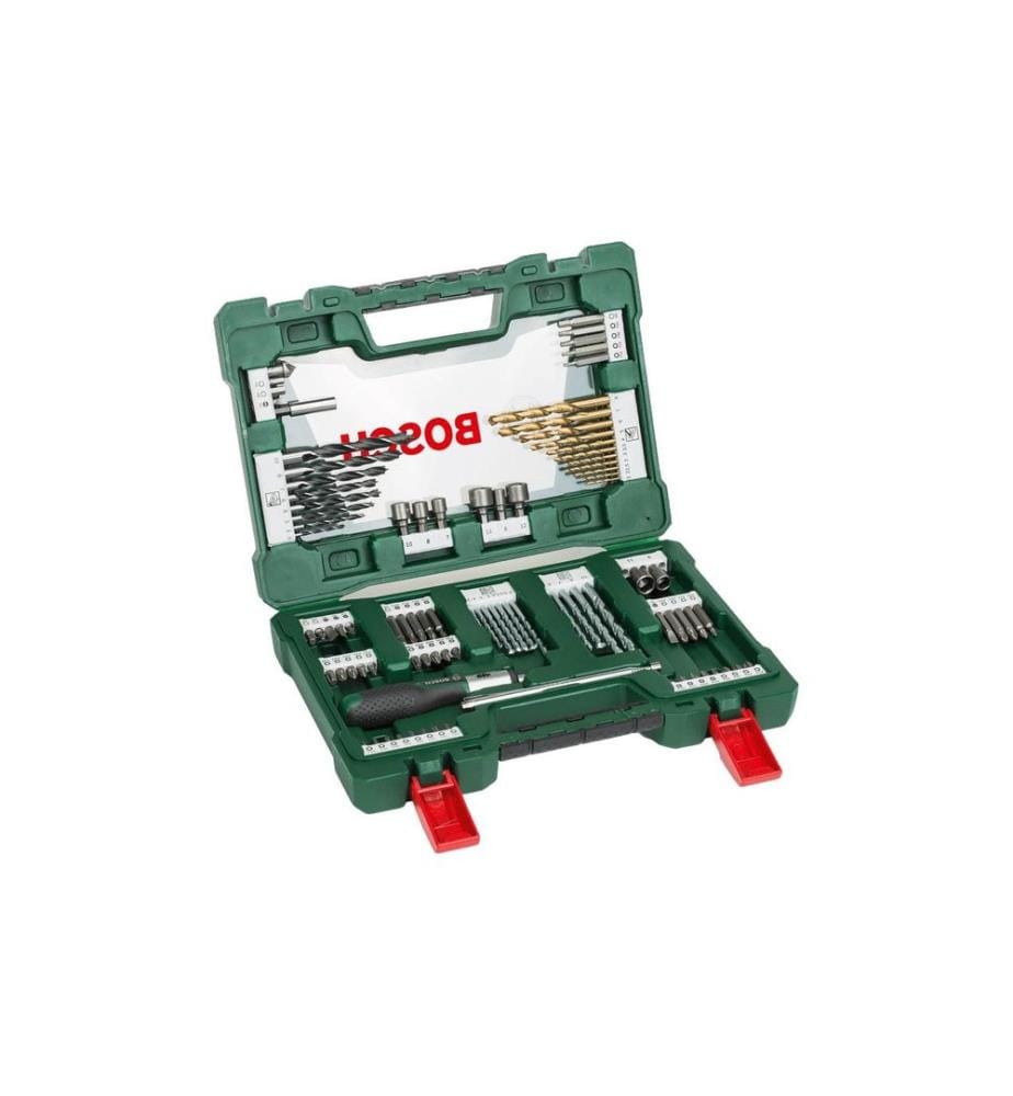 Bosch Set de forets et bits V-Line TiN, 91 pièces