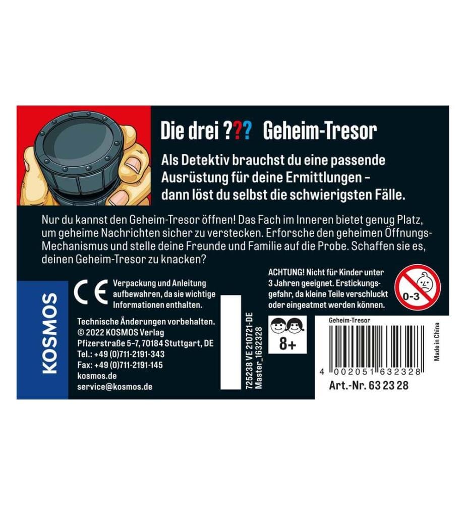 KOSMOS - Nécessaire de détective Die drei??? Geheim-Tresor