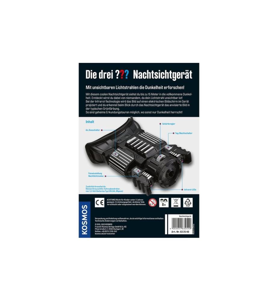 KOSMOS - Nécessaire de détective Die drei??? Nachtsichtgerät