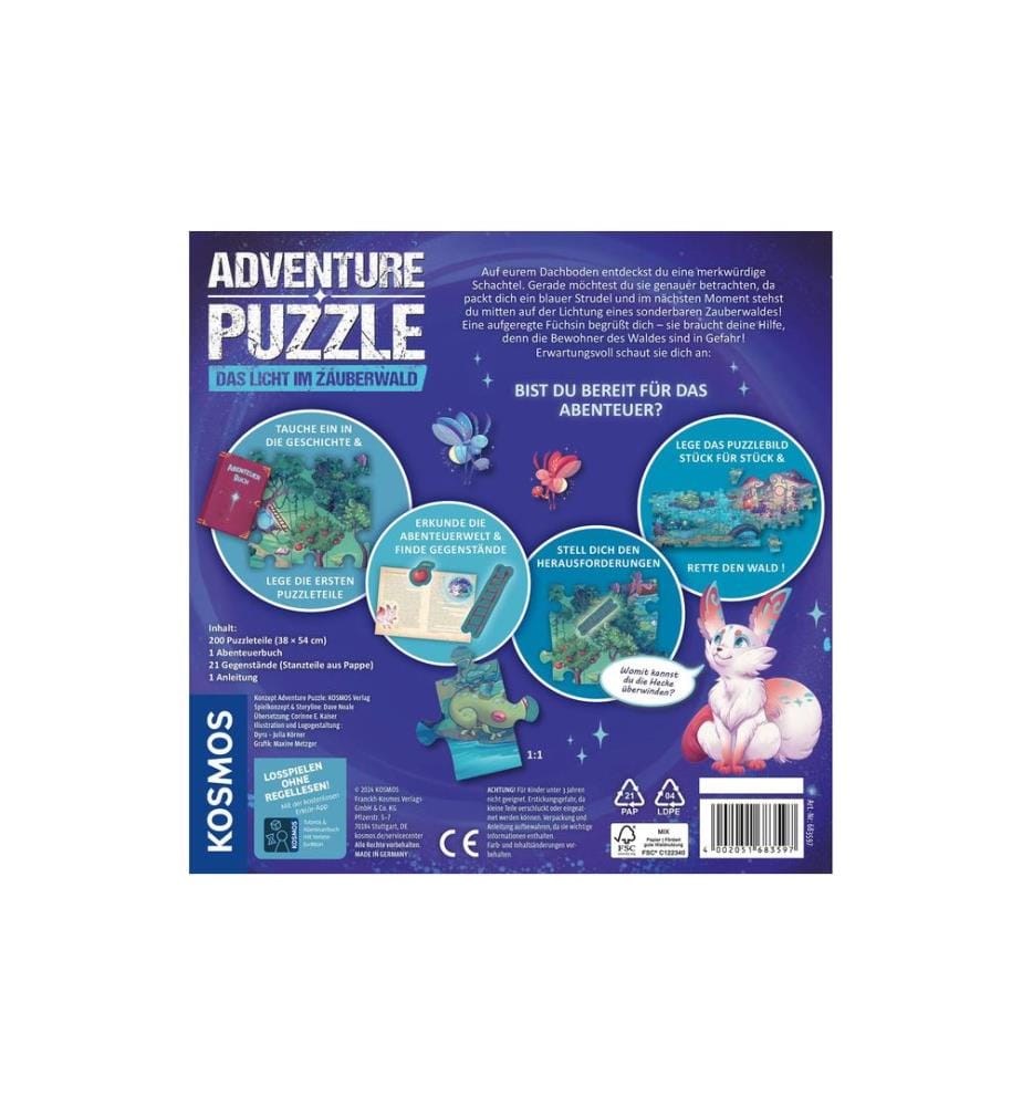 KOSMOS - Adventure Puzzle: Das Licht im Zauberwald -DE-