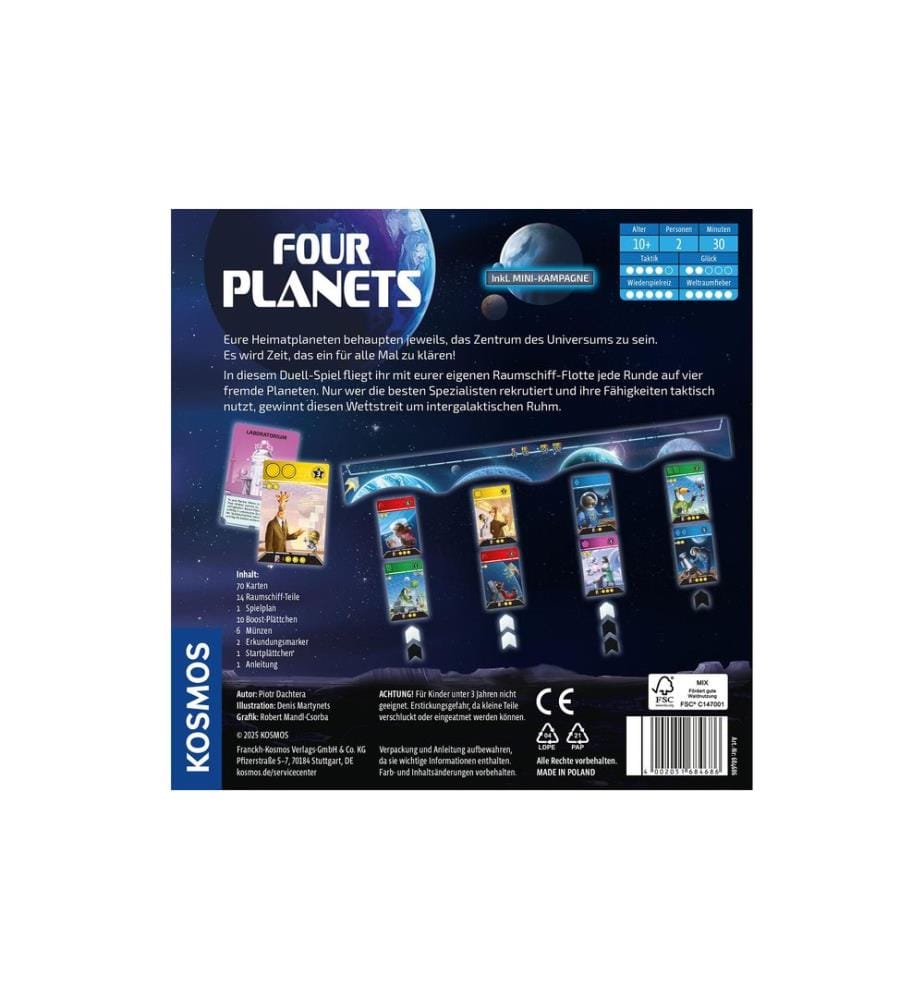 KOSMOS - Kennerspiel Four Planets