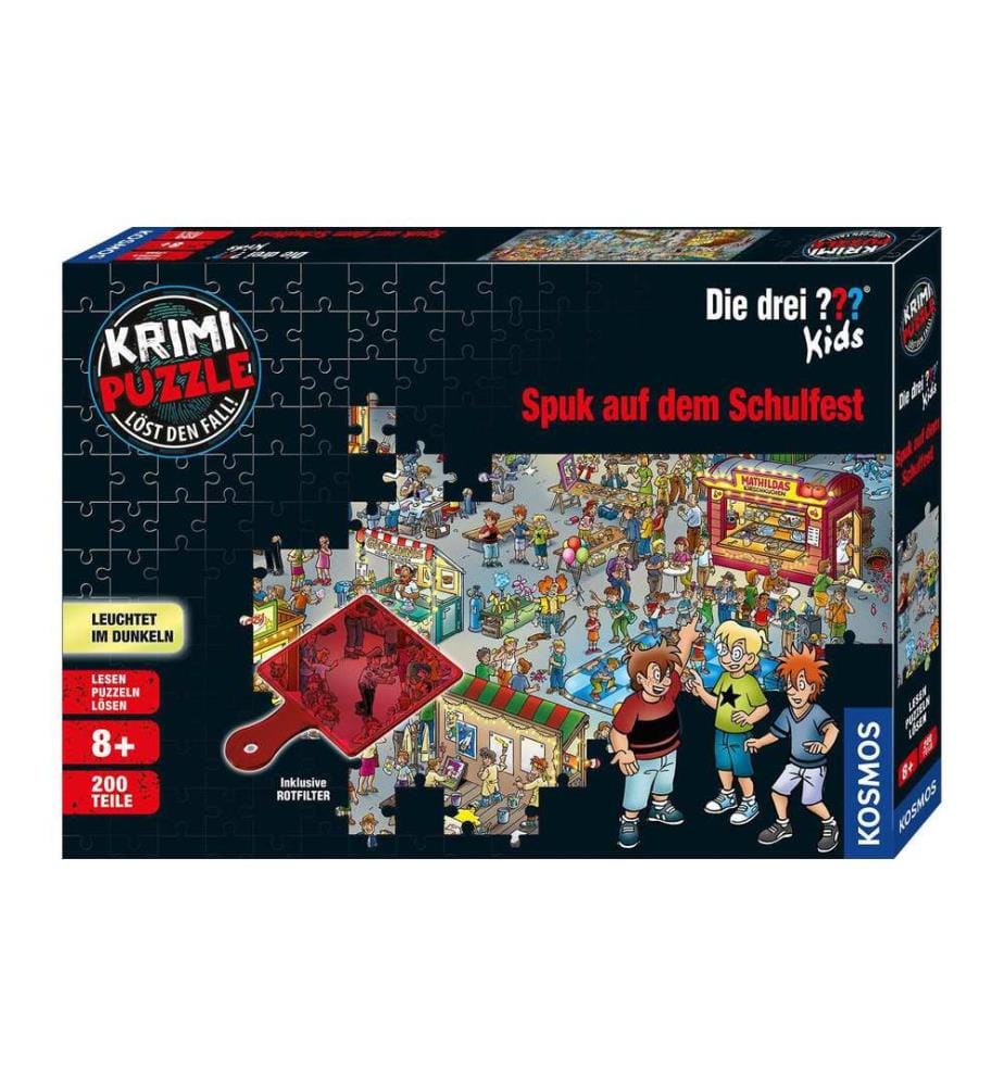KOSMOS - Krimi-Puzzle Die drei ??? Kids – Spuk auf dem Schulfest