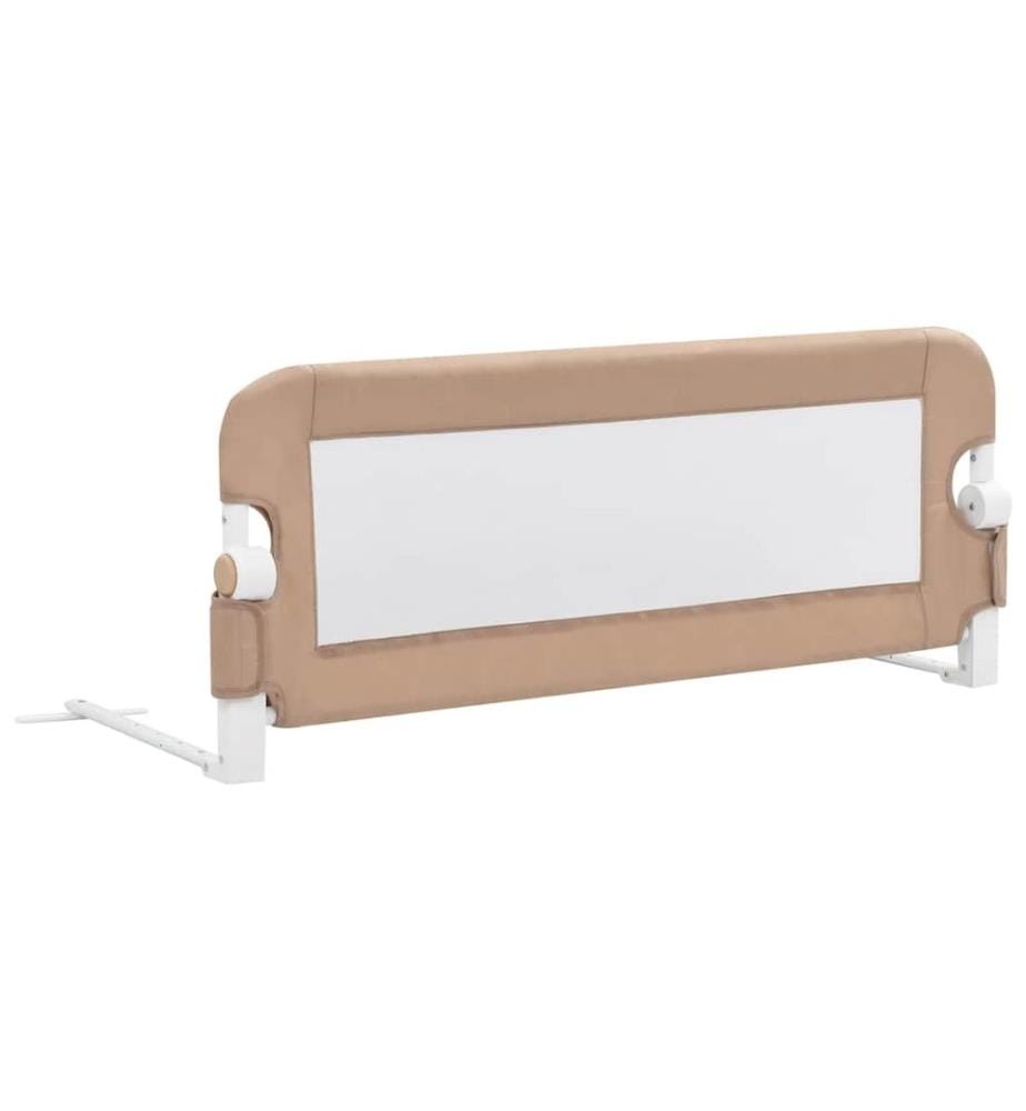Kleinkind-Bettschutzgitter Taupe 102x42 cm Polyester