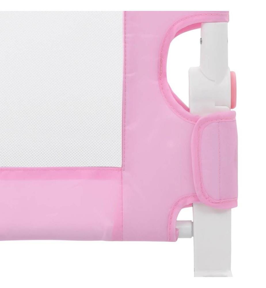 Kleinkind-Bettschutzgitter Rosa 180x42 cm Polyester