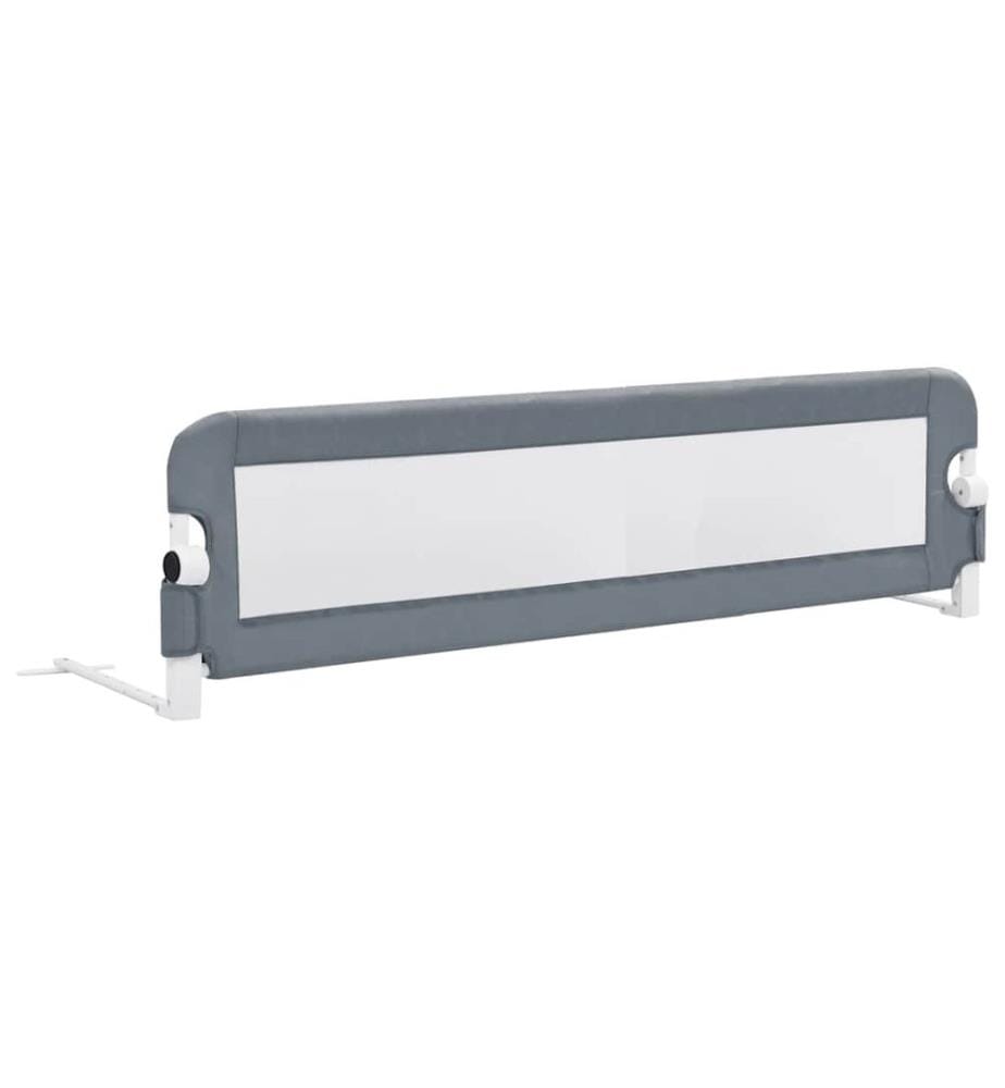 Kleinkind-Bettschutzgitter Grau 120x42 cm Polyester